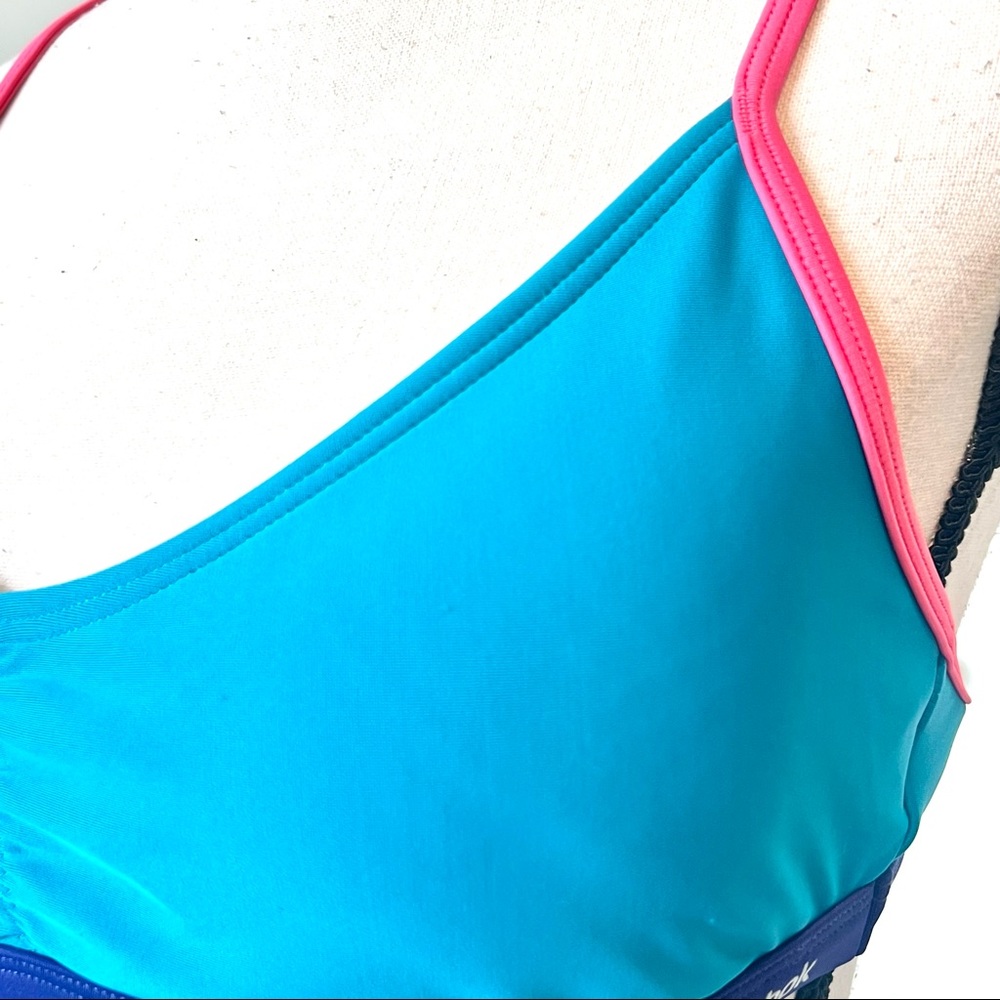 REEBOK Sporty Racer Back Bikini Top—SZ. M/L - Picture 2 of 11